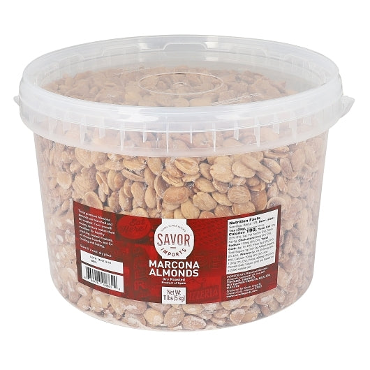 SAVOR IMPORTS DRY ROASTED MARCONA ALMONDS, 1 - 11 LB