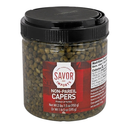 SAVOR IMPORTS NON PAREILS CAPERS JAR, 6 - 32 OZ