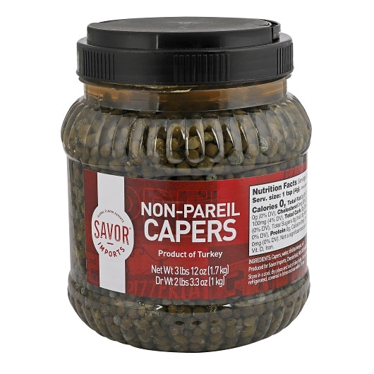 SAVOR IMPORTS NON PAREILS CAPERS PAIL, 4 - 1.5 LT