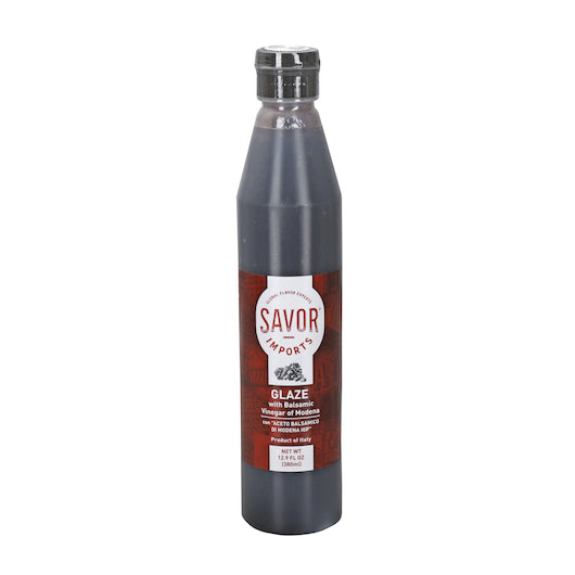SAVOR IMPORTS BALSAMIC VINEGAR GLAZE BOTTLE, 6 - 12.9 OZ
