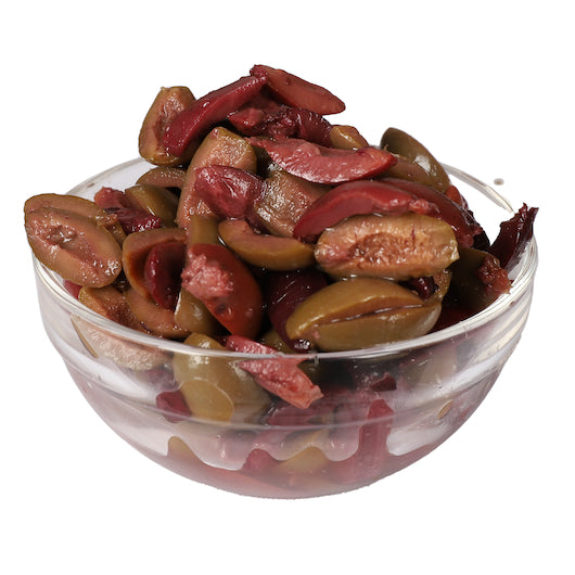 SAVOR IMPORTS GREEK MIX OLIVES BULK, 2 - 5 LB