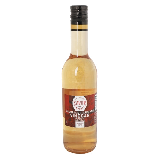 SAVOR IMPORTS ARDENNE CHAMPAGNE VINEGAR BOTTLE, 6 - 16.9 OZ