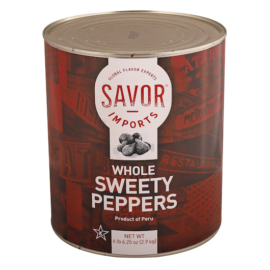 SAVOR IMPORTS SWEETY PEPPERS WHOLE, 2 - 105 OZ
