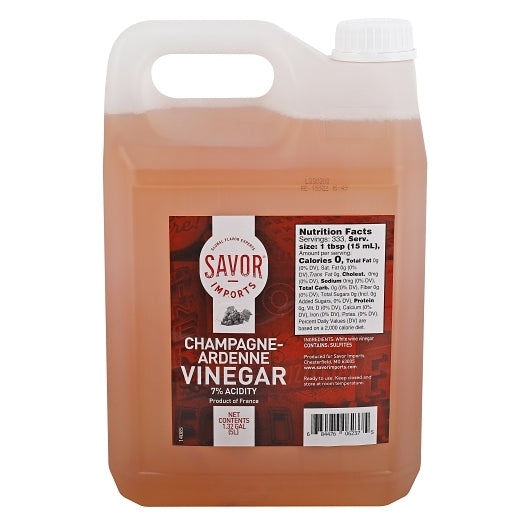 SAVOR IMPORTS CHAMPAGNE VINEGAR BULK, 2 - 5 LT