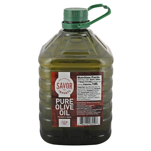 SAVOR IMPORTS PURE OLIVE OIL, 4 - 3 LT