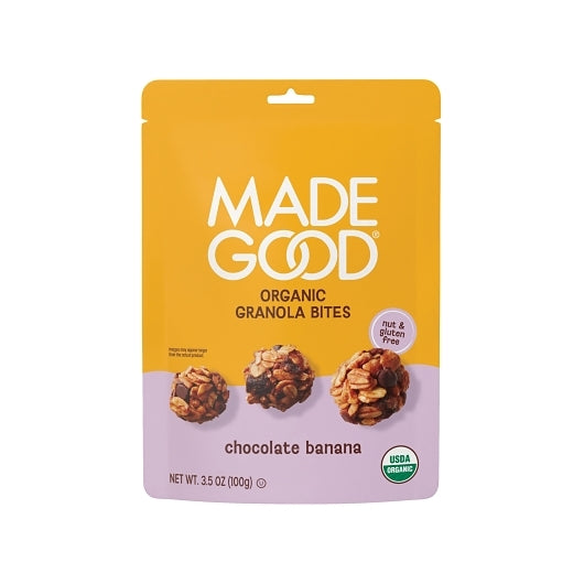 MADEGOOD CHOCOLATE BANANA GRANOLA MINIS, 6 - 3.5 OZ