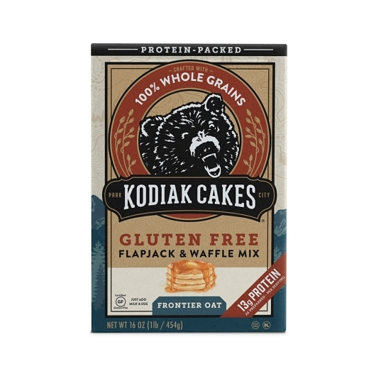 KODIAK CAKES GLUTEN FREE FRONTIER OAT FLAPJACK MIX, 6 - 16 OZ
