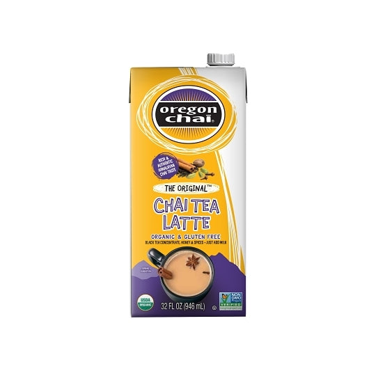 OREGON CHAI THE ORIGINAL ORGANIC CHAI TEA LATTE, 6 - 32 OZ