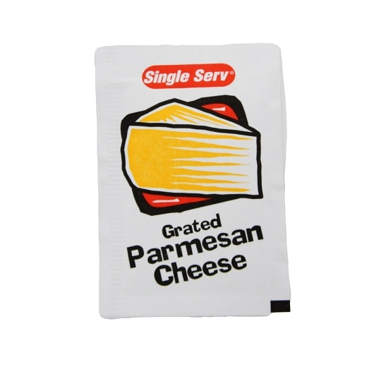 SINGLE SERV PARMESAN CHEESE POUCH, 200 - 3.5 GR