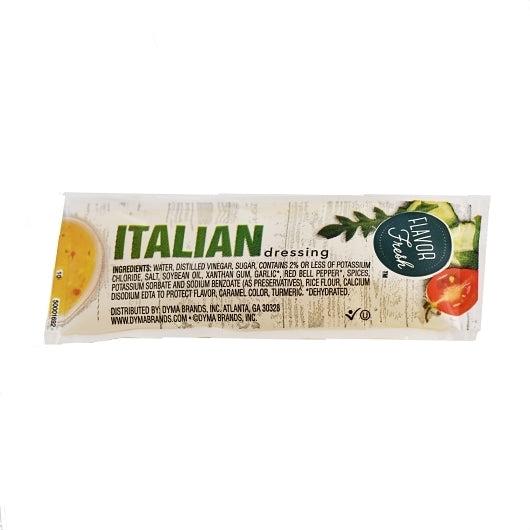 FLAVOR FRESH B4U FAT FREE ITALIAN DRESSING SINGLE SERVE, 200 - 200 - 12 GR