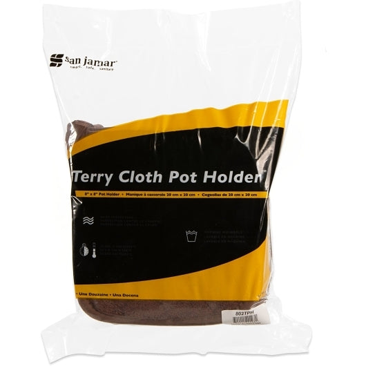 Terrycloth Potholder, Protects up to 500 F