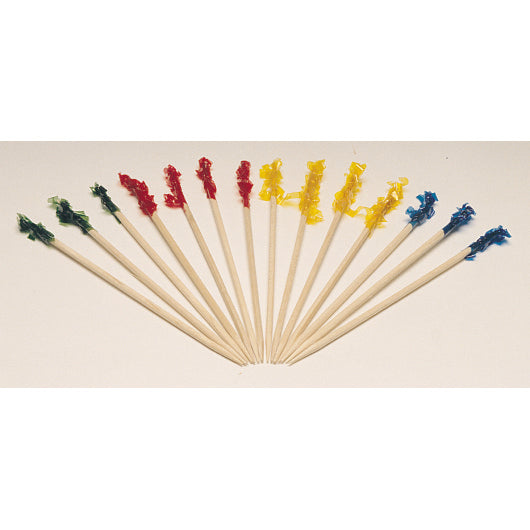 GOLDMAX PICK WOODEN CLUB FRILLS, 10 - 1000 EA