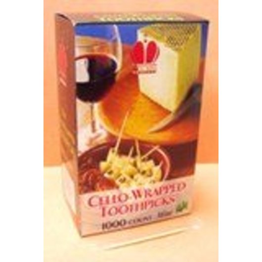 GOLDMAX INDIVIDUALLY WRAPPED CELLO MINT TOOTHPICK, 12 - 1000 CNT