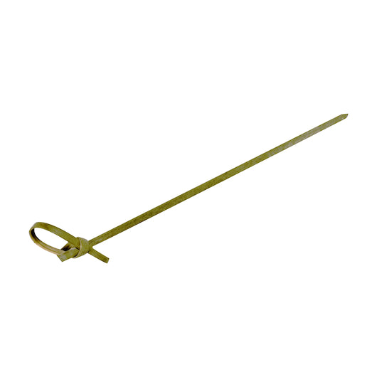 HANDGARDS 4 INCH WOOD BAMBOO PICK WITH KNOT, 10 - 100 - 100 EA