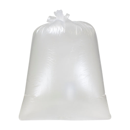 TUFFGARDS HIGH DENSITY ROLL PACK WITH TWIST TIE CLOSURE 27 INCH X 37 INCH CLEAR FLAT BUN PAN BAG, 1