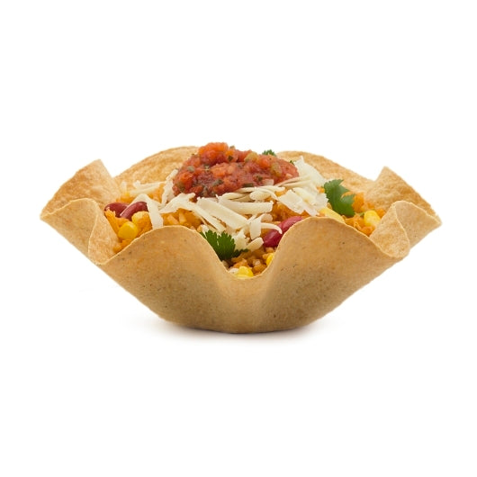EDIBOWLS TRADITIONAL 7.5 INCH SALAD SHELL FLOUR 8 CNT, 1 - 48 CNT