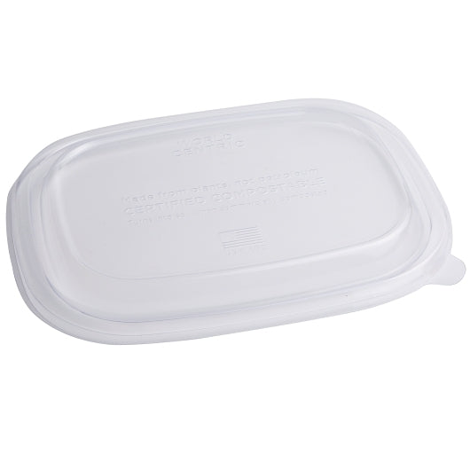 8.8x6.8 Fiber Box Lids - Ingeo - Compostable - Case of 400