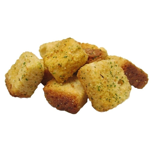 Crouton Seasoned, Homestyle, Large Cut (7/16?x1?x1?), 1/10 lb