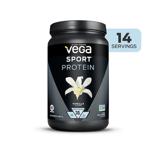 VEGA SPORT PROTEIN VANILLA TUB, 6 - 20.4 OZ