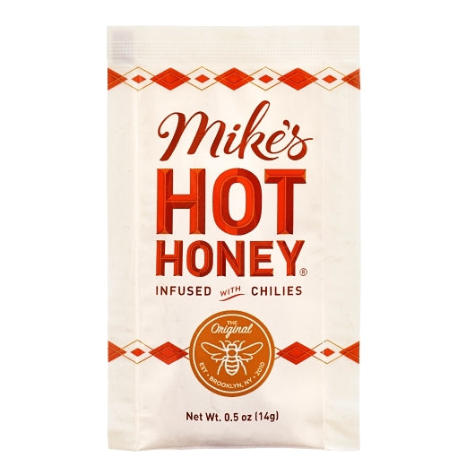 MIKE'S HOT HONEY .50 OZ SQUEEZE PACKET, BULK CASE OF 100 PACKETS, 100 - 1 EA