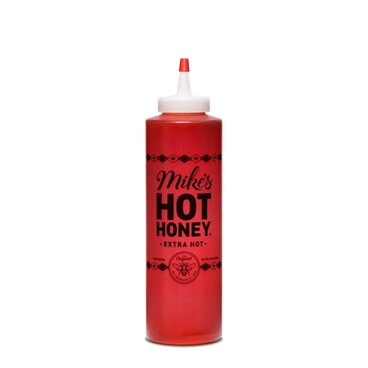 MIKE'S HOT HONEY EXTRA HOT HOT SAUCE BOTTLE, 4 - 24 OZ