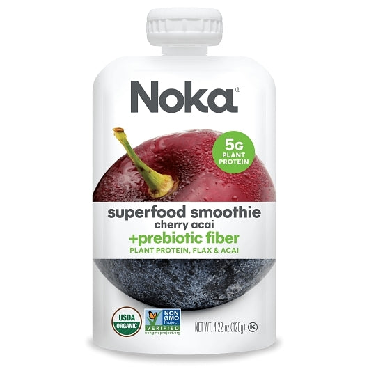 NOKA CHERRY ACAI SUPERFRUIT SMOOTHIE, 2 - 6 -4.22 OZ