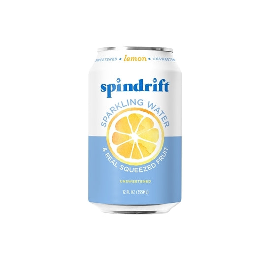 SPINDRIFT LEMON FLAVORED SPARKLING WATER, 3 -8 - 12 FO
