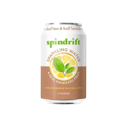 SPINDRIFT HALF TEA HALF LEMONADE FLAVORED SPARKLING WATER, 3 - 8 - 12 FO