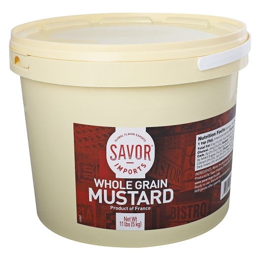 SAVOR IMPORTS WHOLE GRAIN MUSTARD BULK, 2 - 11 LB