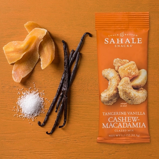 SAHALE SAHALE TANGERINE VANILLA CASHEW MACADAMIA, 6 - 4 OZ
