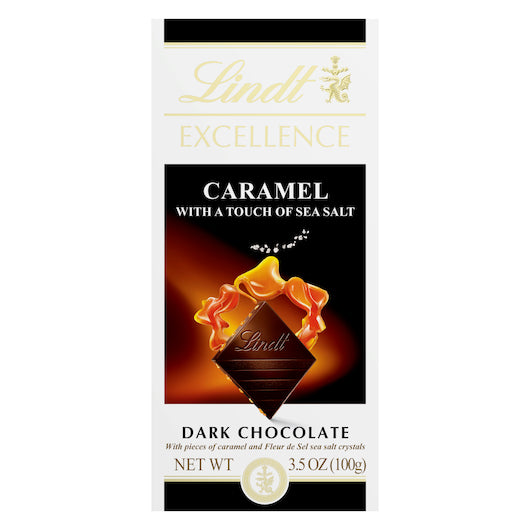 LINDT & SPRUNGLI EXCELLENCE CARAMEL WITH SINGLE SERVE, 12 - 12 - 3.5 OZ