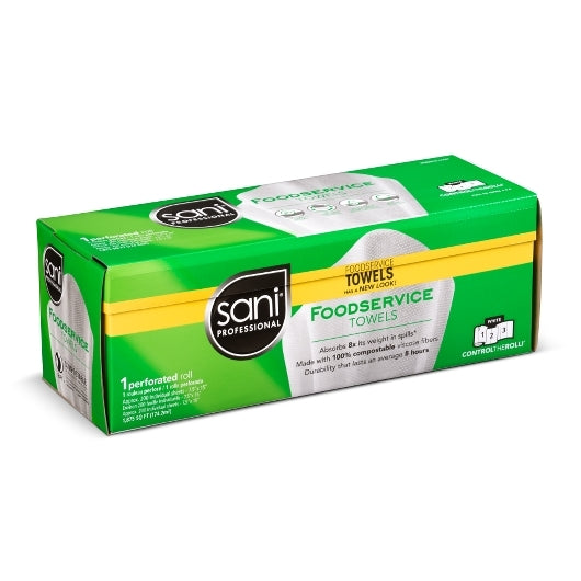 SANI PROFESSIONAL/NICE PAK TOWEL FOODSERVICE WHITE DRY, 4 - 200 CNT