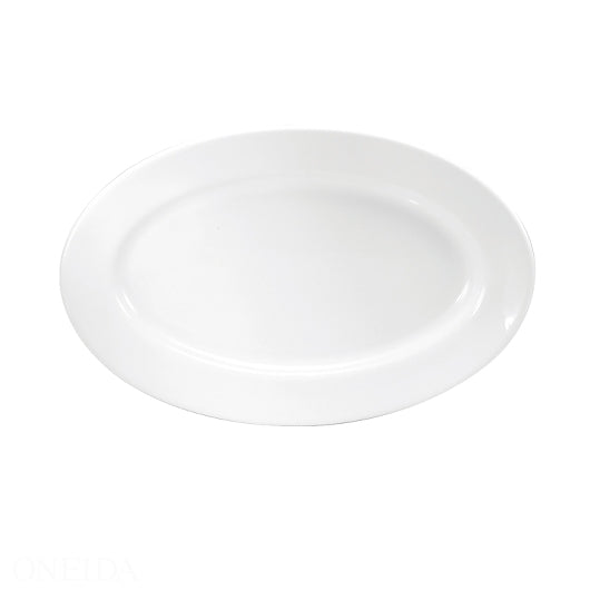 BUFFALO 13 5/8 INCH BUFFALO CREAM WHITE ROLLED EDGE PLATTER, 1 - 12 EA