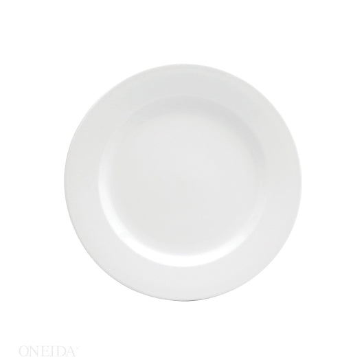 6.25 INCH BUFFALO CREAM WHITE ROLLED EDGE PLATE 36-1 EACH