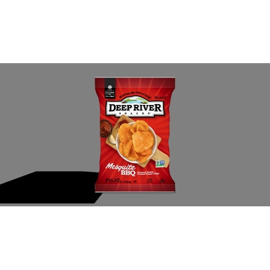 DEEP RIVER SNACKS MESQUITE BBQ KETTLE POTATO CHIPS, 48 - 1.375 OZ