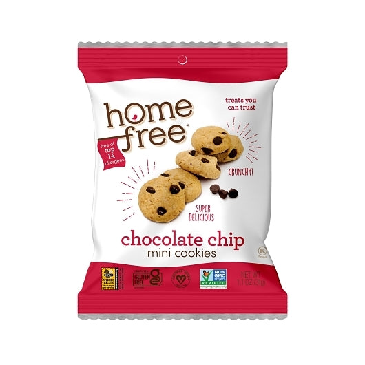 Chocolate Chip Mini Cookies, Gluten Free, Top14 Free, 30/1.1 Oz. Bags