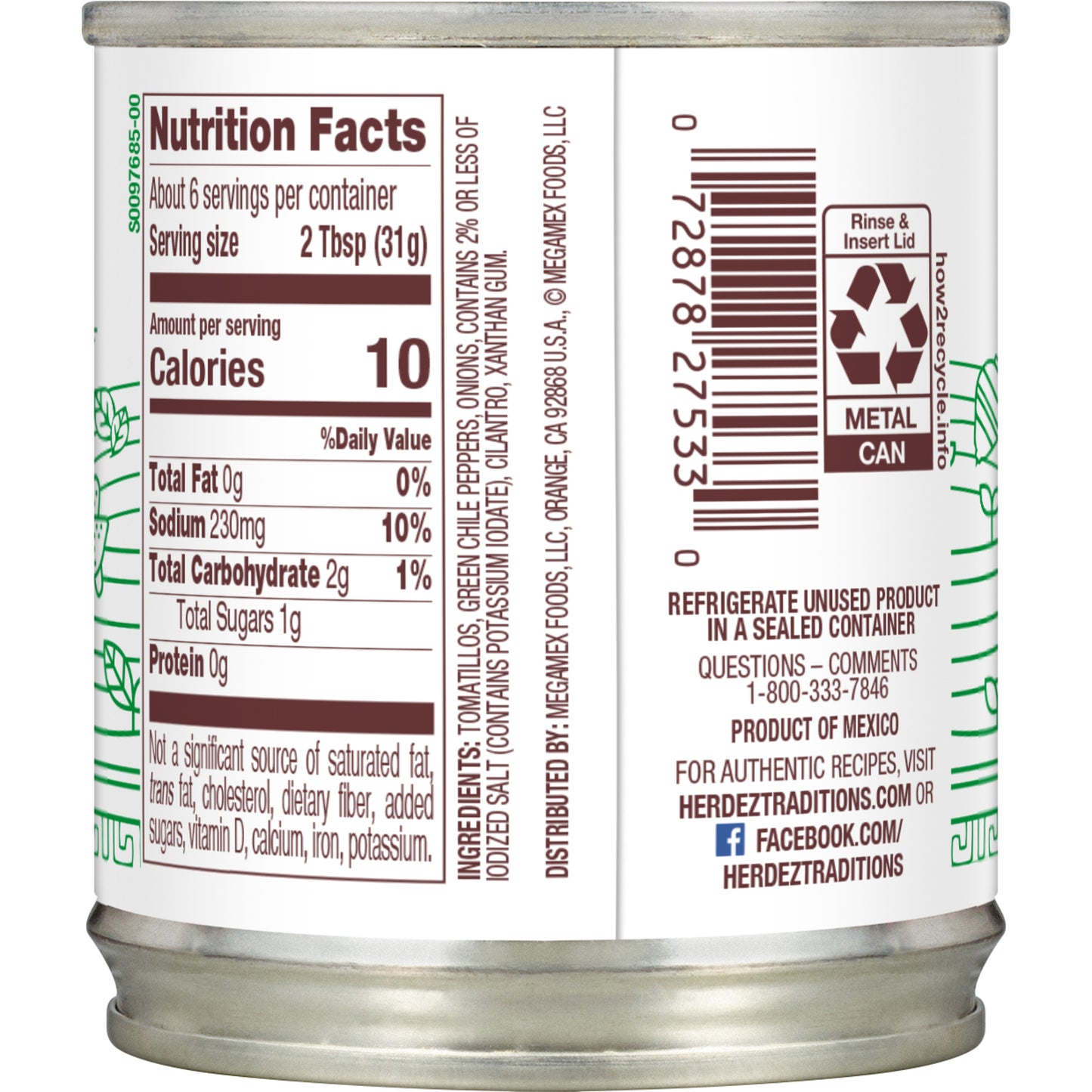 HERDEZ Salsa Verde Mild