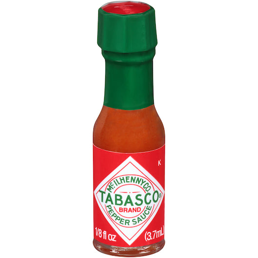 TABASCO MINIATURE PEPPER HOT SAUCE SINGLE SERVE, 500 - 0.125 FO