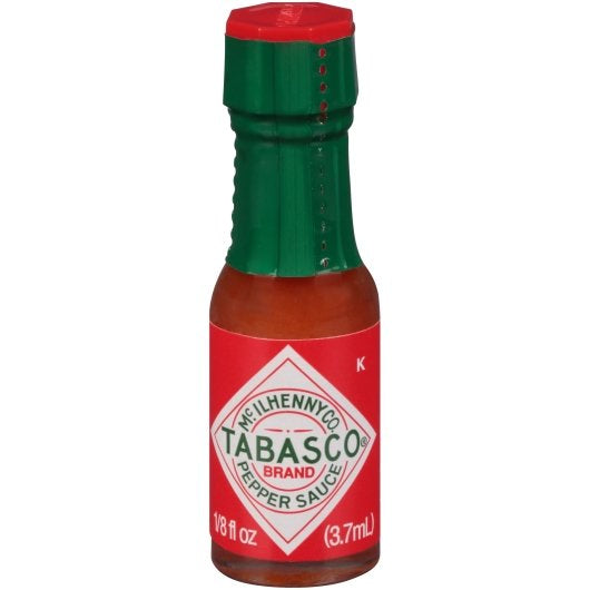 TABASCO MINIATURE PEPPER HOT SAUCE SINGLE SERVE, 144 - 0.125 FO