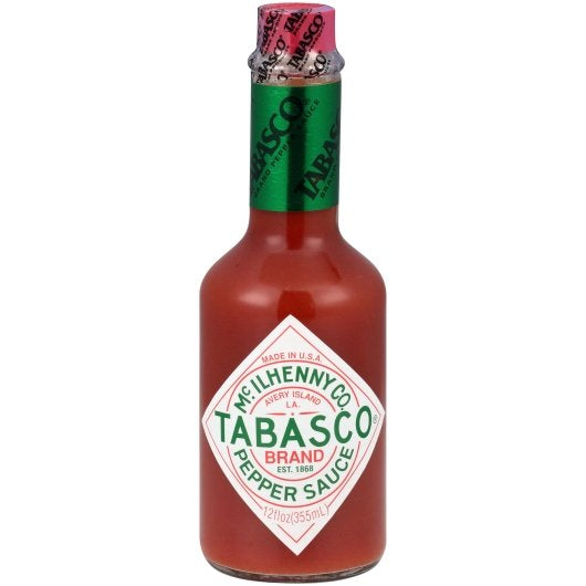 TABASCO PEPPER SAUCE HOT SAUCE BOTTLE, 12 - 12 FO