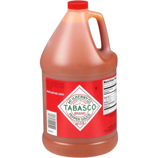 TABASCO PEPPER SAUCE HOT SAUCE BULK, 4 - 1 GA