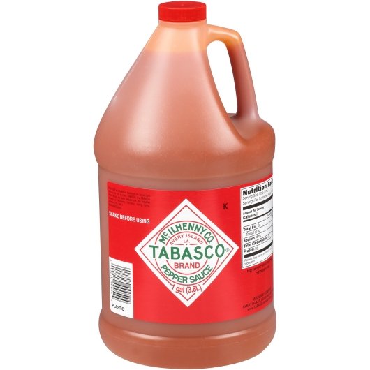 TABASCO PEPPER SAUCE, 4 - 1  GA