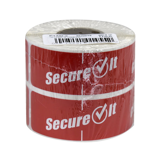 SECUREIT SECURE IT RED PERMANENT 250 LABELS, 2 - 250 RL