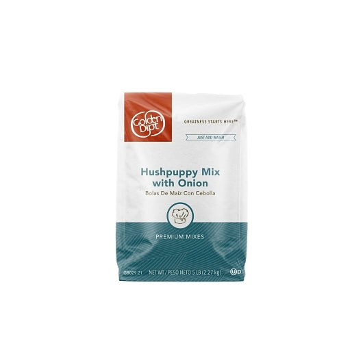 GOLDEN DIPT HUSHPUPPY BATTER MIX WITH ONION BATTER, 6 - 5 LB