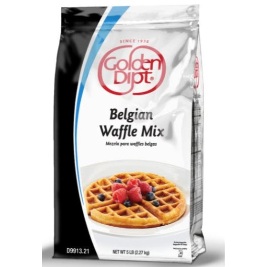 GOLDEN DIPT BELGIAN WAFFLE MIX, 6 - 5 LB