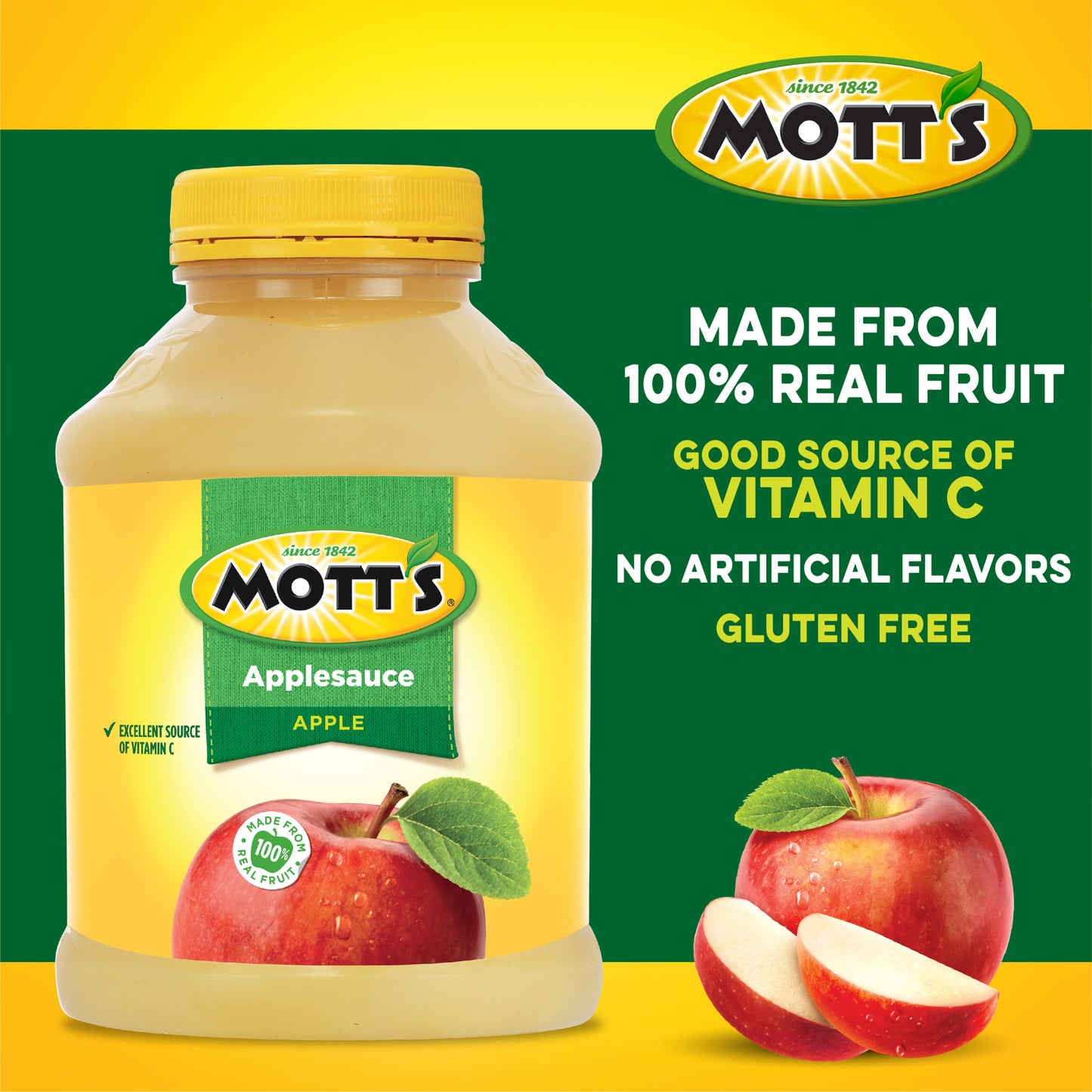 48OZ MOTTS AS APPLE JAR PET LS8