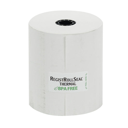NCCO NATIONAL CHECKING REGISTER ROLL 3.13 X 230' 1 PLY WHITE THERMAL 1-50, 1 - 50  RL