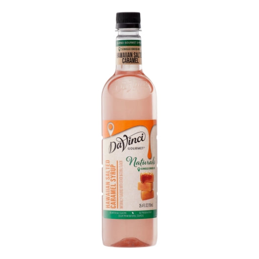 DAVINCI GOURMET HAWAIIAN SALTED CARAMEL SYRUP, 4 - 750 ML