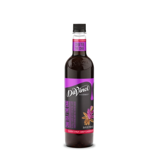 DAVINCI GOURMET CHAI TEA SYRUP, 4 - 750 ML