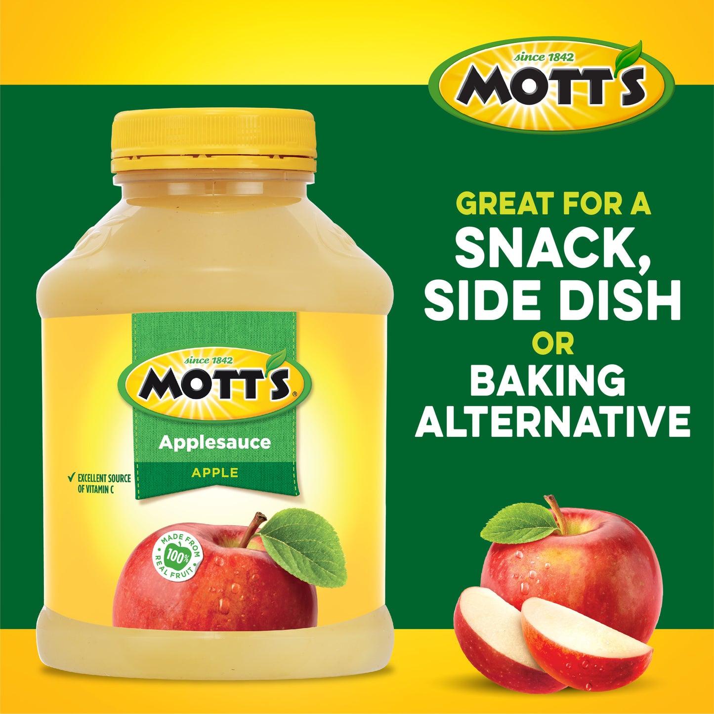 48OZ MOTTS AS APPLE JAR PET LS8